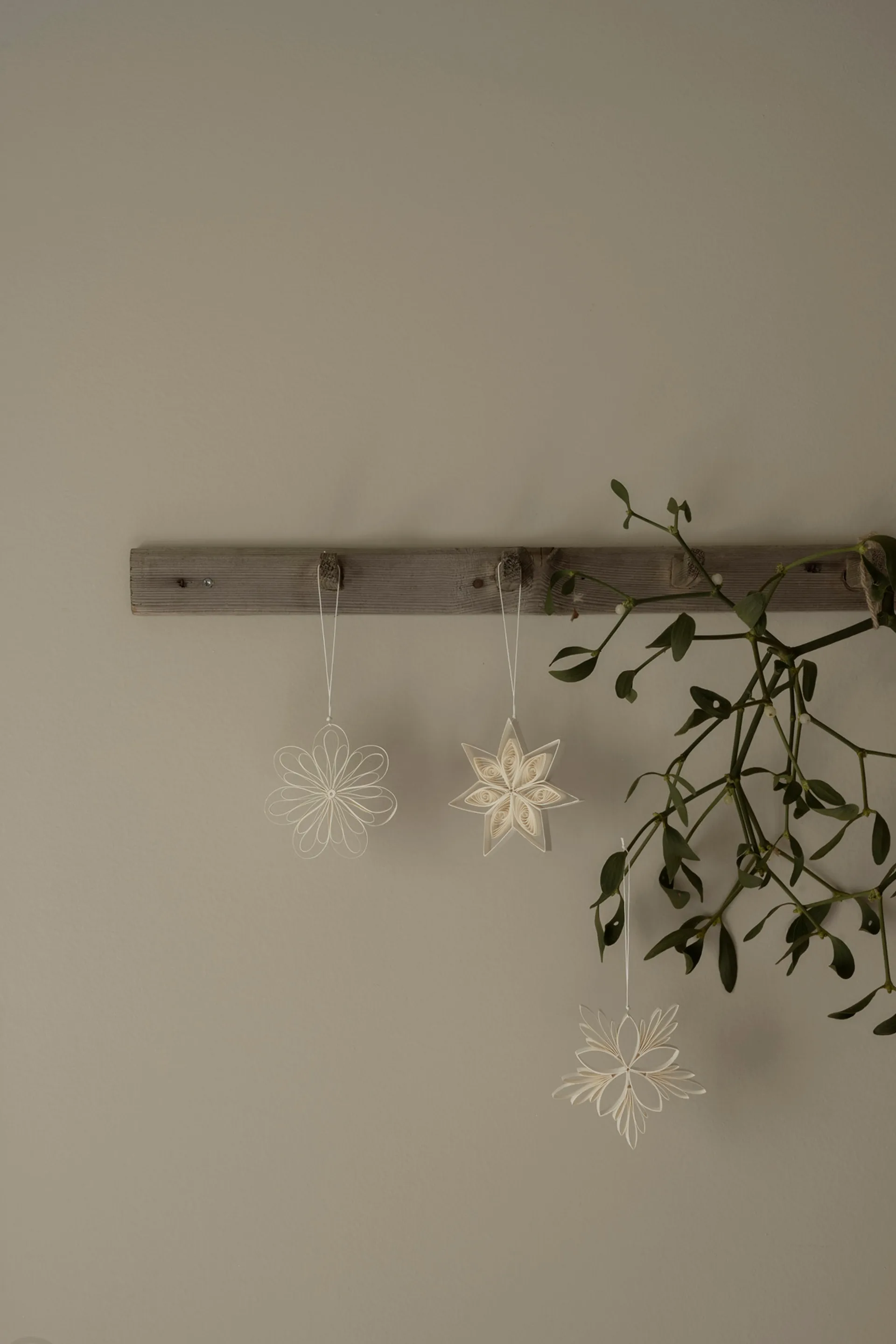 Decorazione natalizia Star mix in confezione da 3, Bianco Watt & Veke