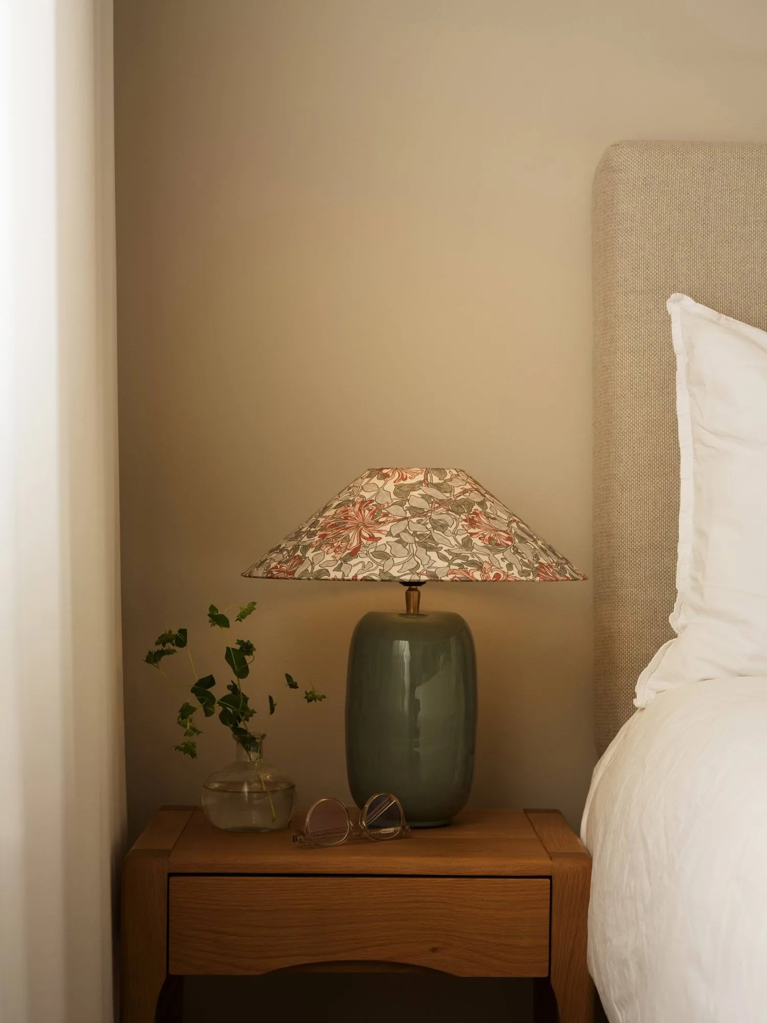 Flat shade paralume, Honeysuckle blush, Ø36x10 cm Watt & Veke