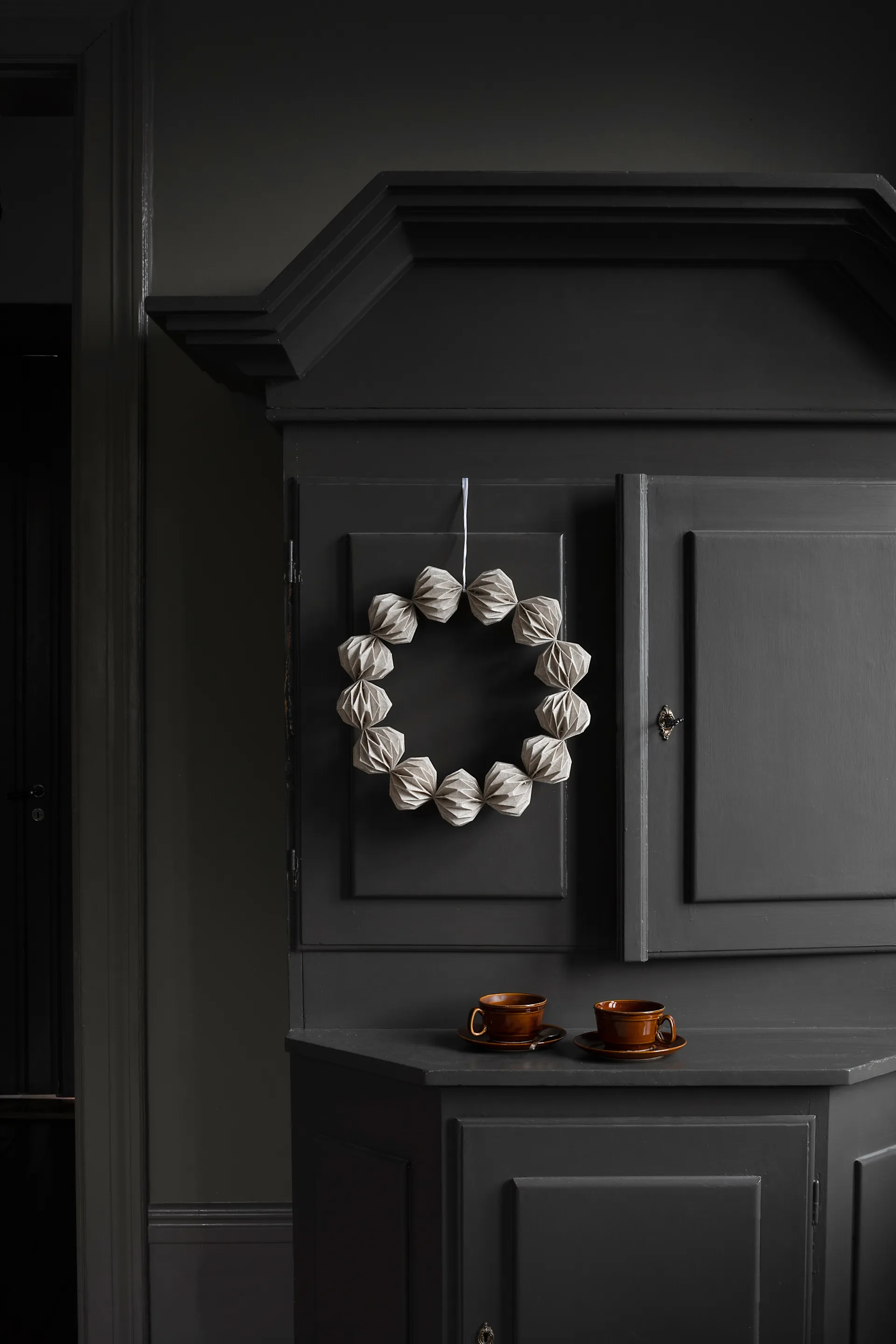 Ghirlanda Linn Ø40 cm, Natural Watt & Veke