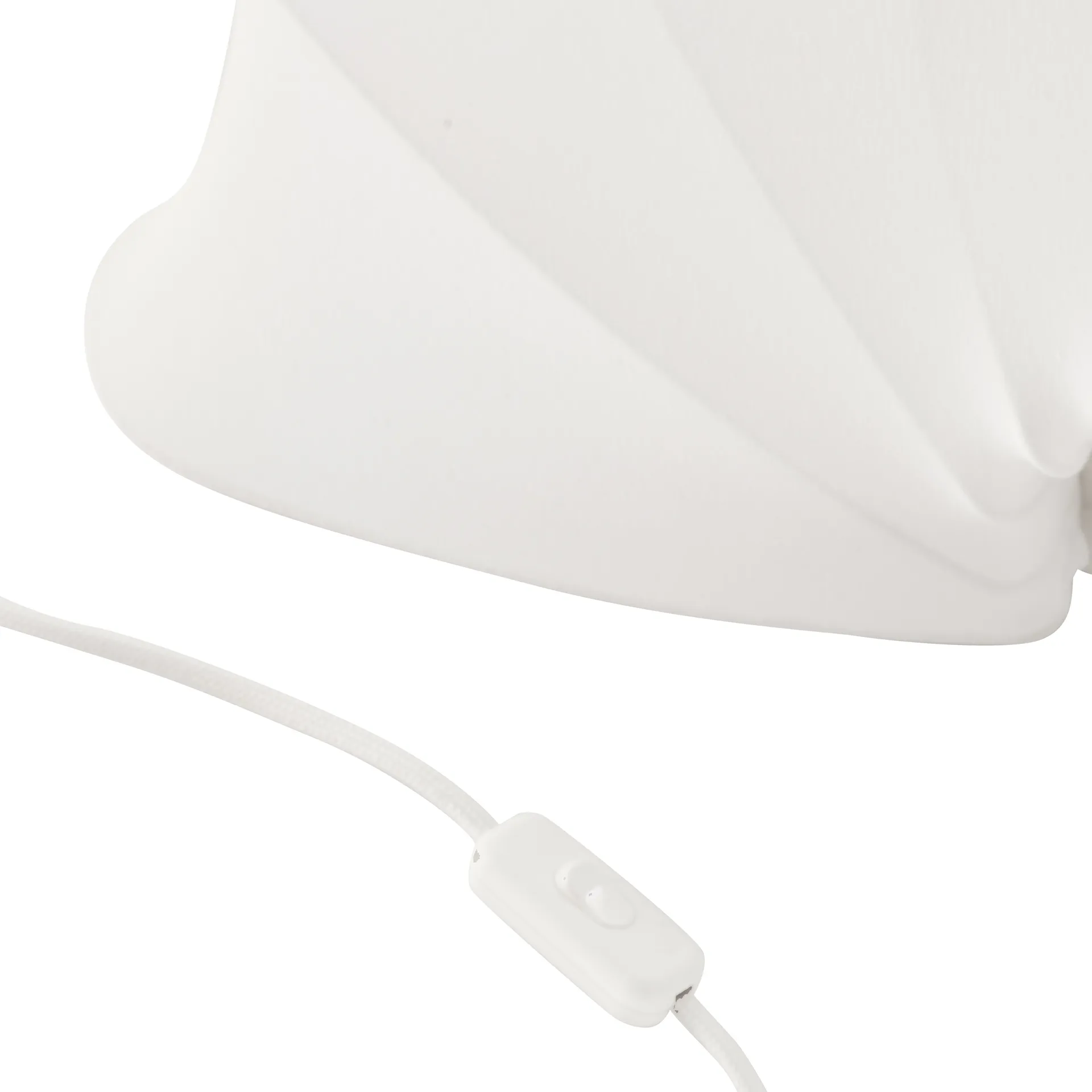 Lampada da parete Anna L 54 cm, Cotone bianco Watt & Veke