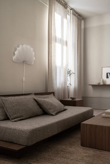 Lampada da parete Anna L 54 cm - Cotone bianco - Watt & Veke
