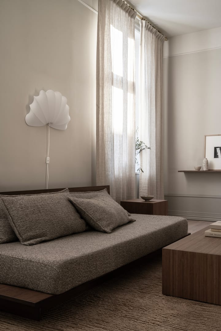 Lampada da parete Anna L 54 cm, Cotone bianco Watt & Veke