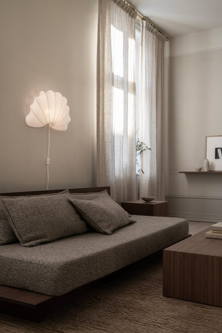 Lampada da parete Anna L 54 cm, Cotone bianco Watt & Veke