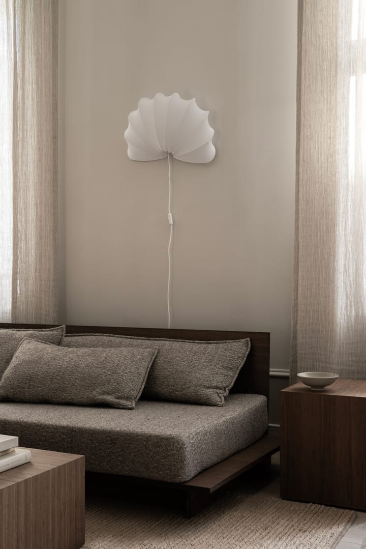 Lampada da parete Anna L 54 cm, Cotone bianco Watt & Veke