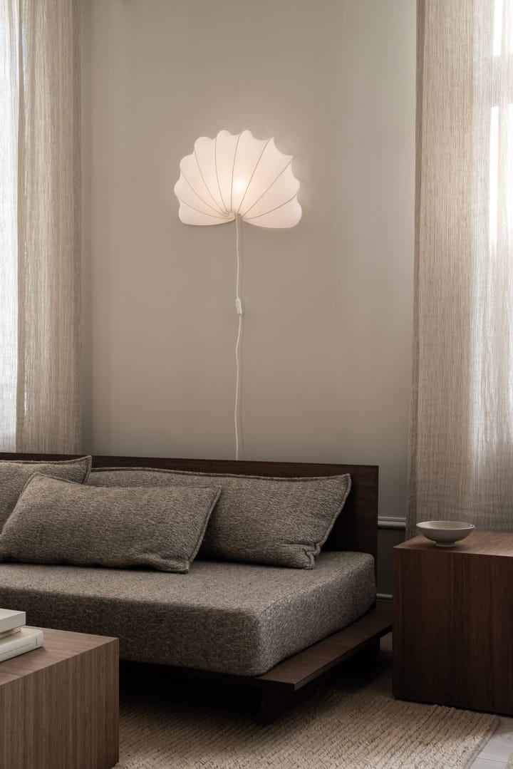 Lampada da parete Anna L 54 cm, Cotone bianco Watt & Veke