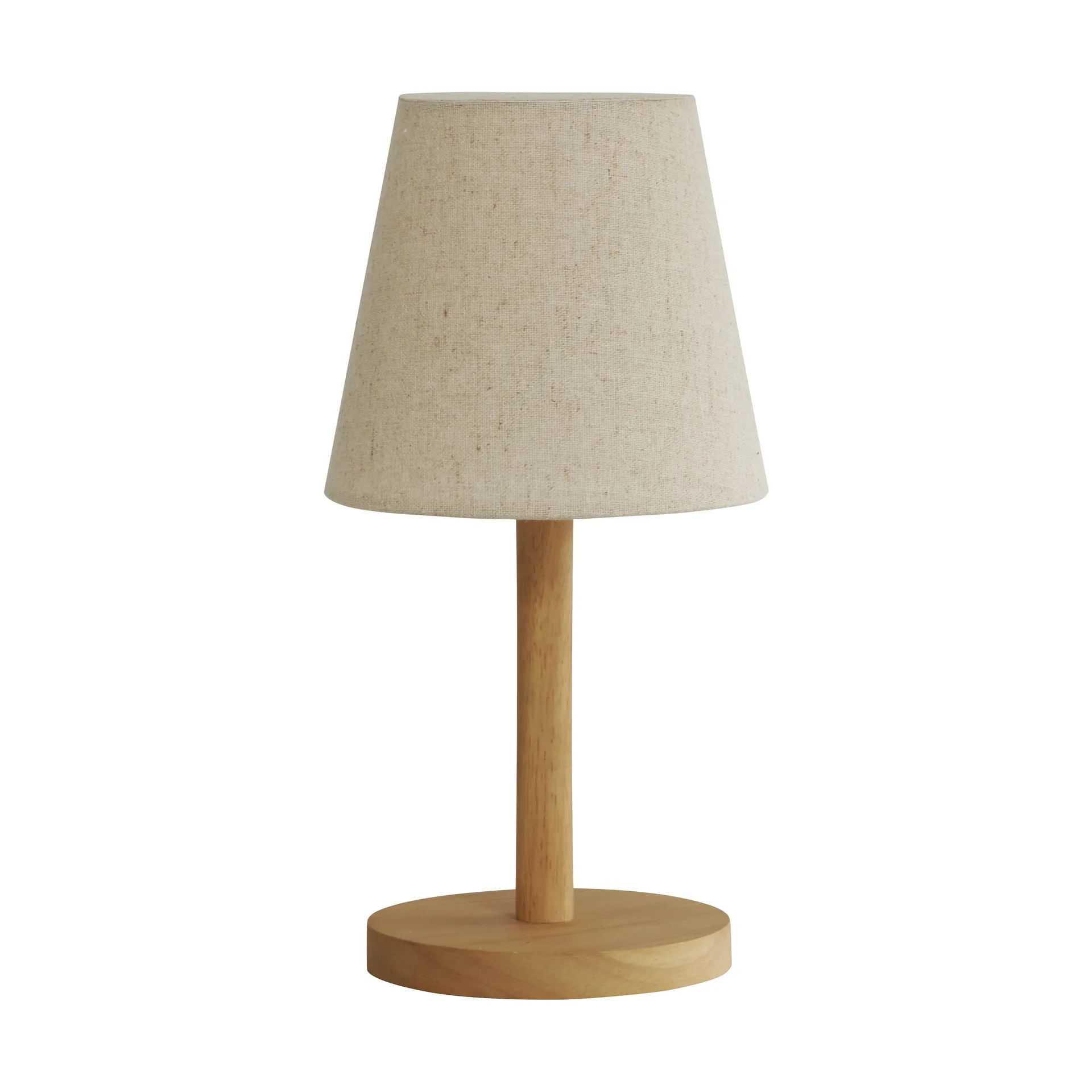 Lampada da tavolo portatile Tess Ø15 cm, Naturale Watt & Veke