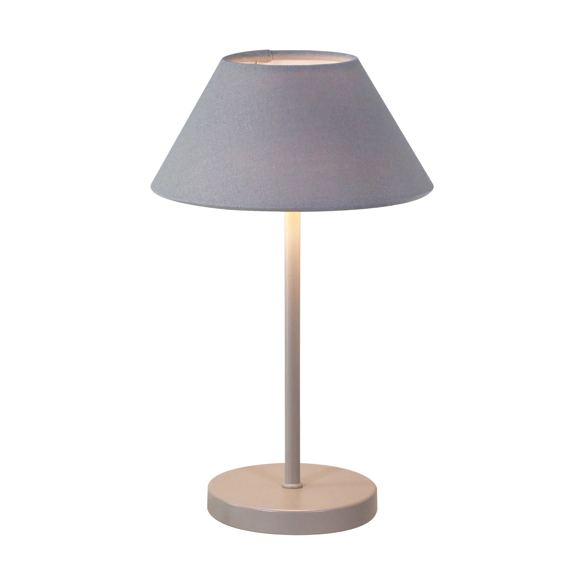 Lampada da tavolo portatile Teya, Warm grey, Ø15x26 cm Watt & Veke
