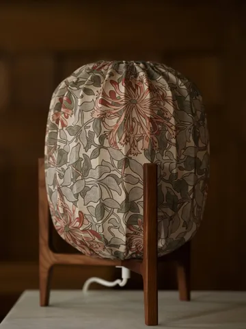 Lampada da tavolo Prisma - Dark ash-Honeysuckle beige, Ø27x42 cm - Watt & Veke