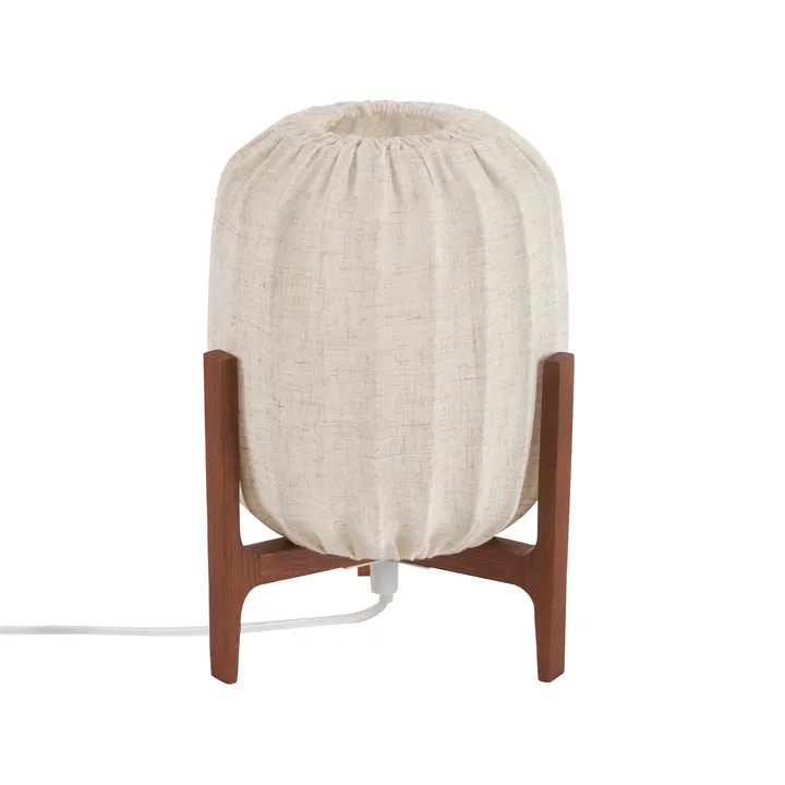 Lampada da tavolo Prisma - Dark ash-Natural, Mini Ø16x24,3 cm - Watt & Veke