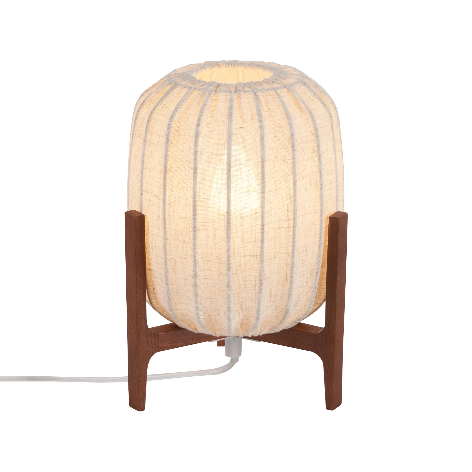 Lampada da tavolo Prisma, Dark ash-Natural, Mini Ø16x24,3 cm Watt & Veke