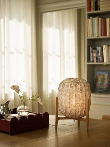 Lampada da tavolo Prisma - Oak-Honeysuckle beige, Ø27x42 cm - Watt & Veke