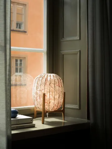 Lampada da tavolo Prisma - Oak-Honeysuckle blush, Ø27x42 cm - Watt & Veke