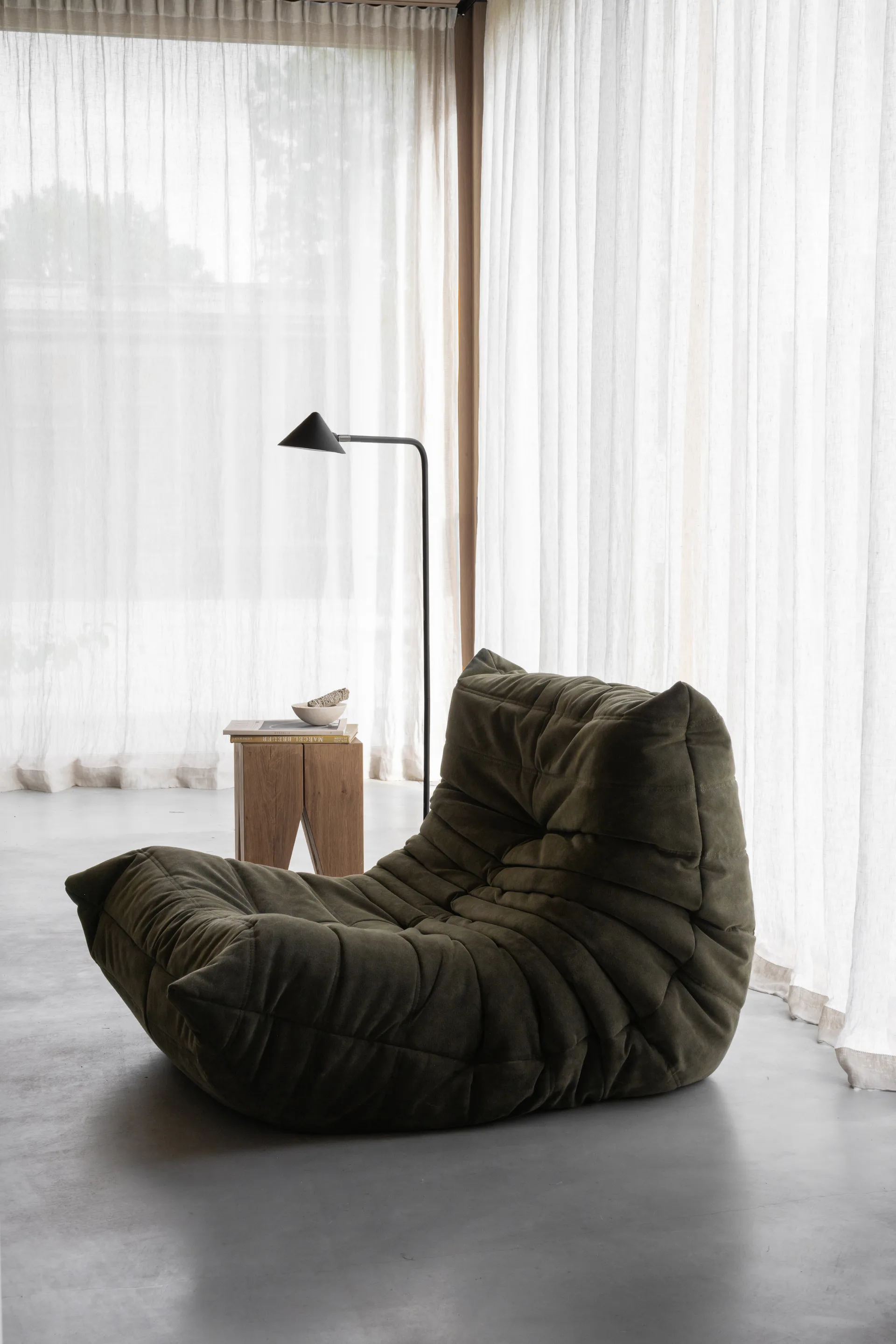 Lampada da terra Kuro, Nero, Ø14x120 cm Watt & Veke