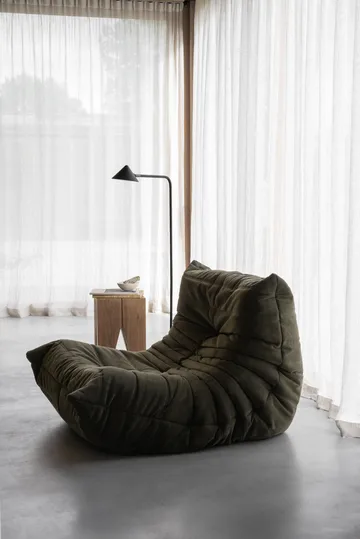 Lampada da terra Kuro - Nero, Ø14x120 cm - Watt & Veke