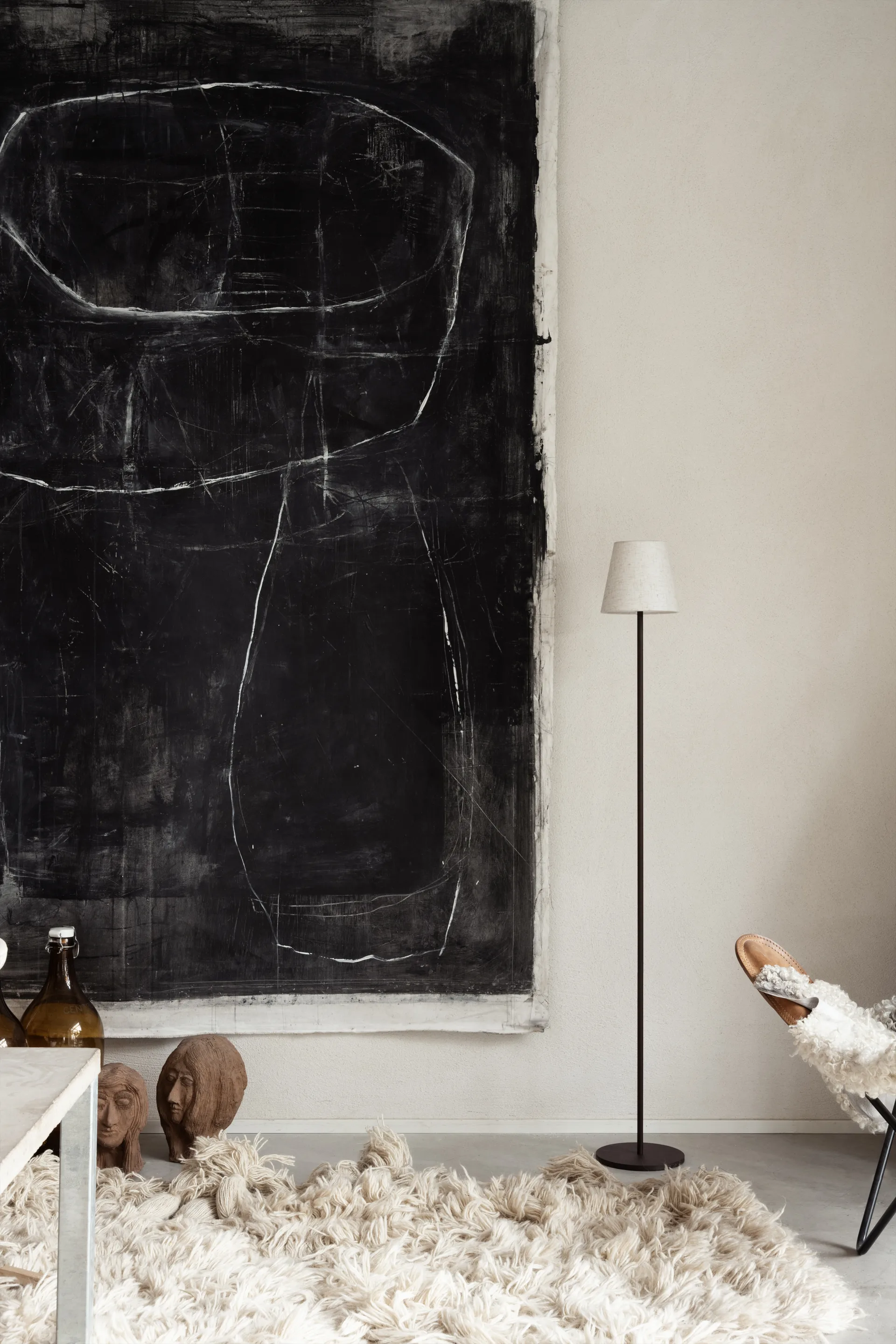 Lampada da terra portatile Tyra Ø14 cm, Caffè Watt & Veke