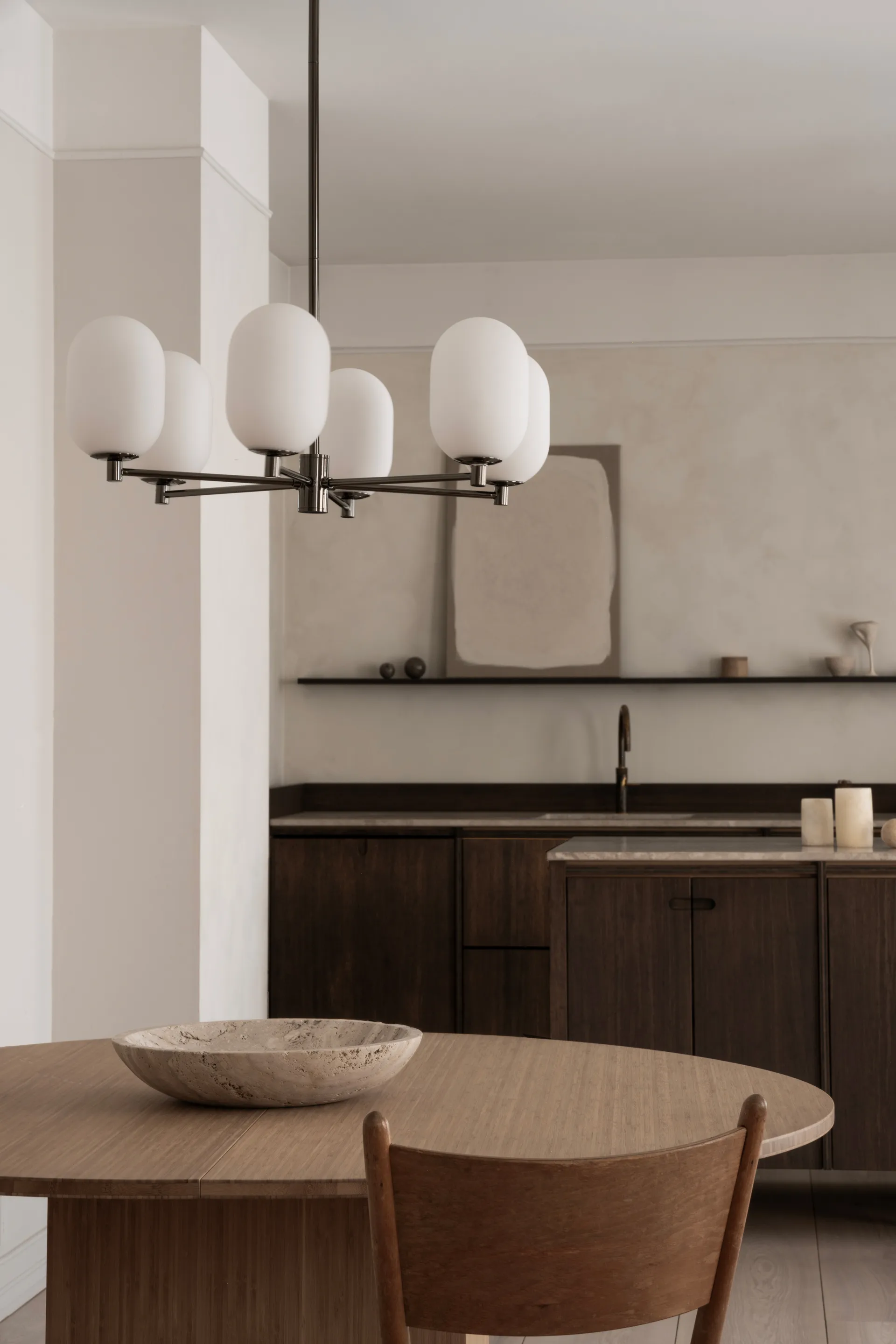 Lampadario Noor Ø65 cm, Bianco Watt & Veke
