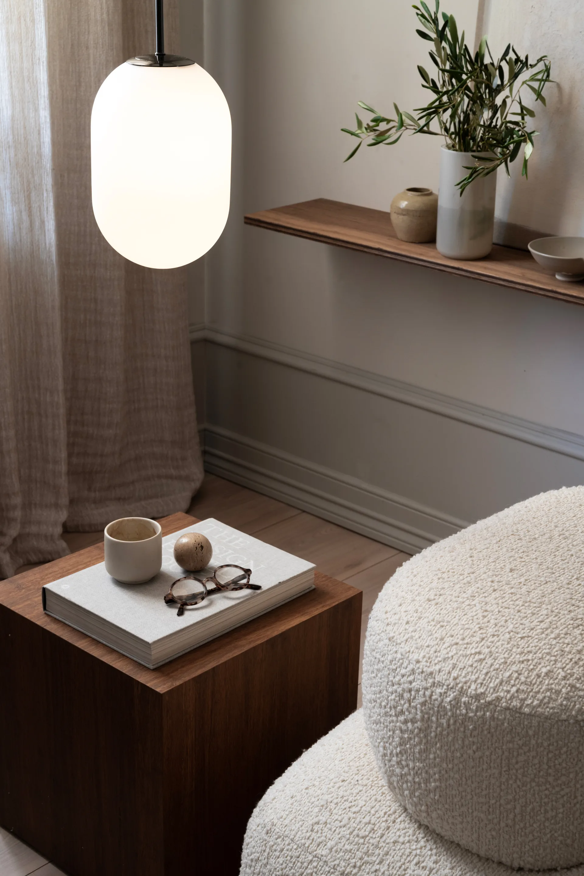 Lampadario Noor M Ø18 cm, Bianco Watt & Veke