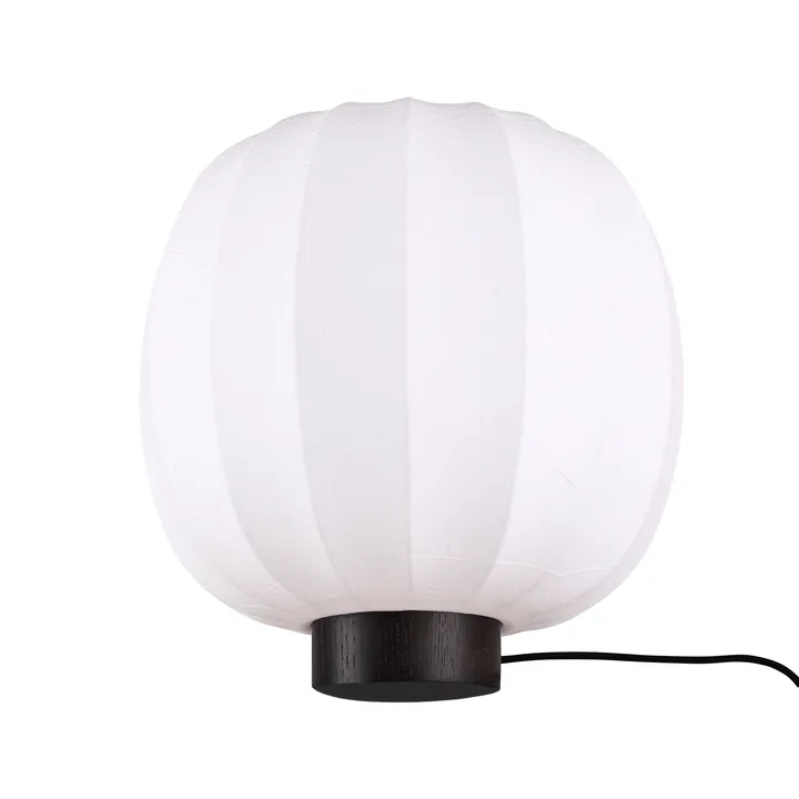 Lunari lampada da tavolo - White-Dark ash, Ø30x32 cm - Watt & Veke