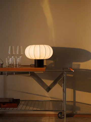 Lunari lampada da tavolo - White-Dark ash, Ø32x24 cm - Watt & Veke