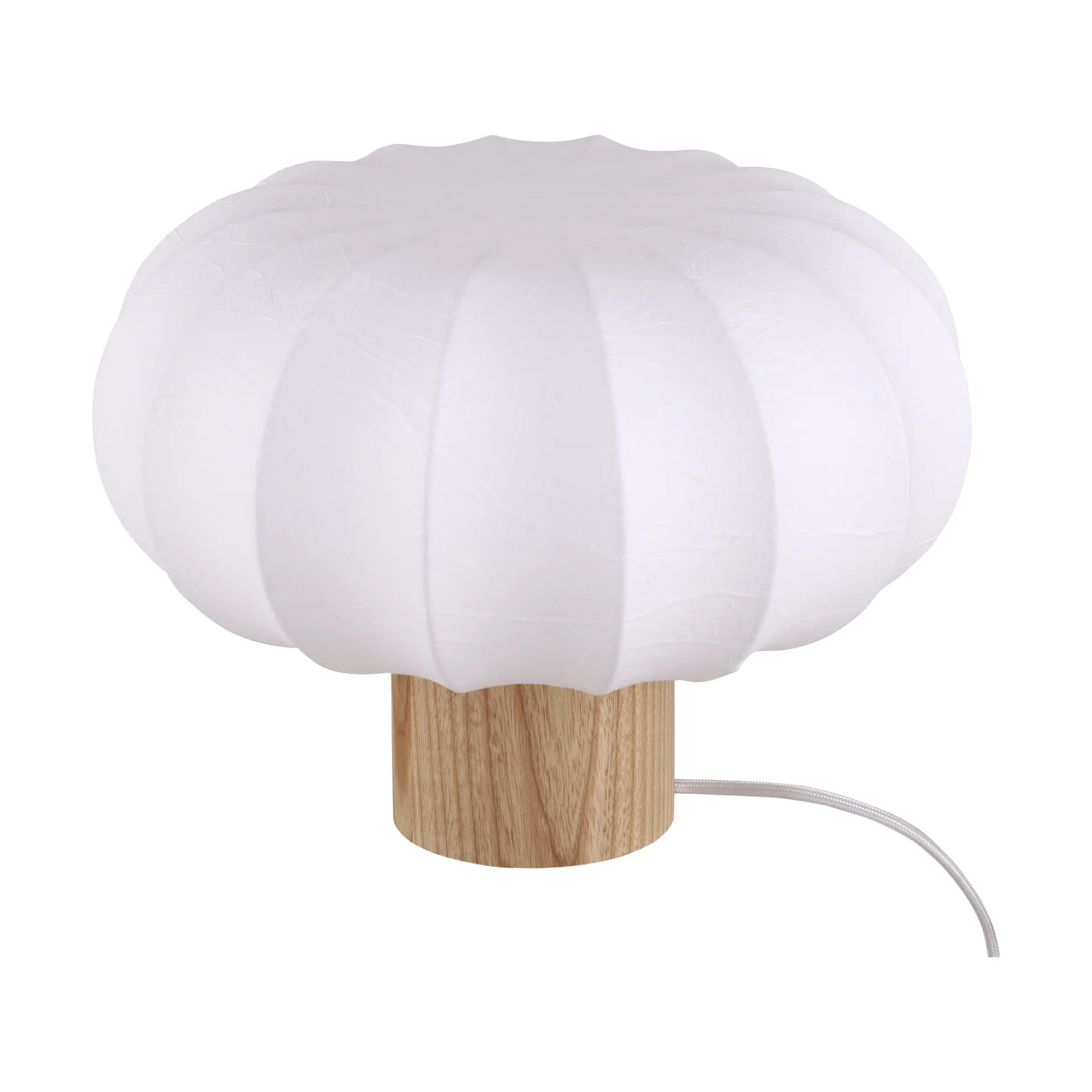 Lunari lampada da tavolo, White-Natural ash, Ø32x24 cm Watt & Veke