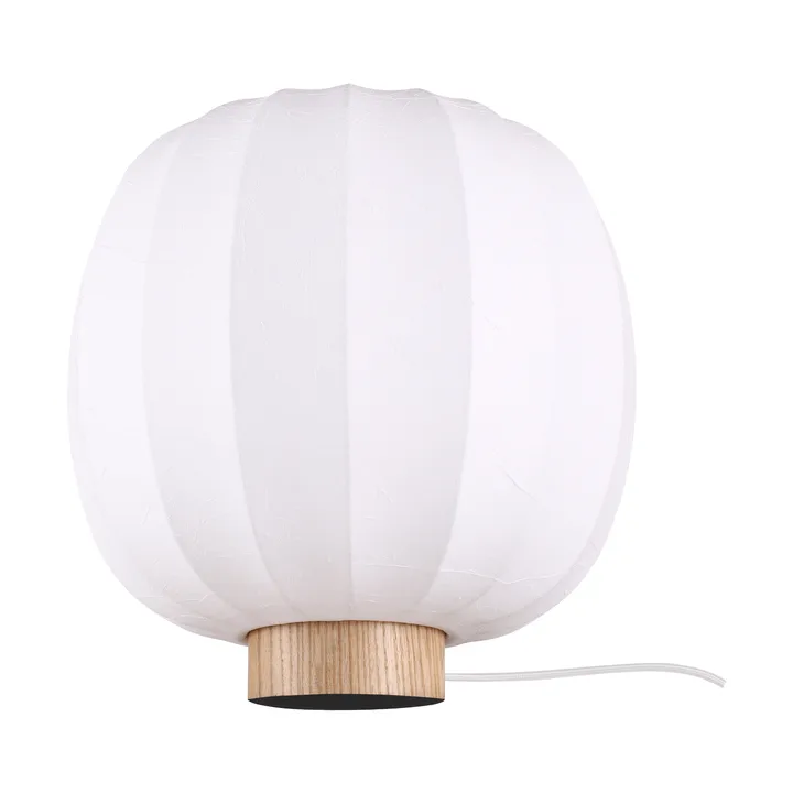 Lunari lampada da tavolo - White-Natural frassino, Ø30x32 cm - Watt & Veke