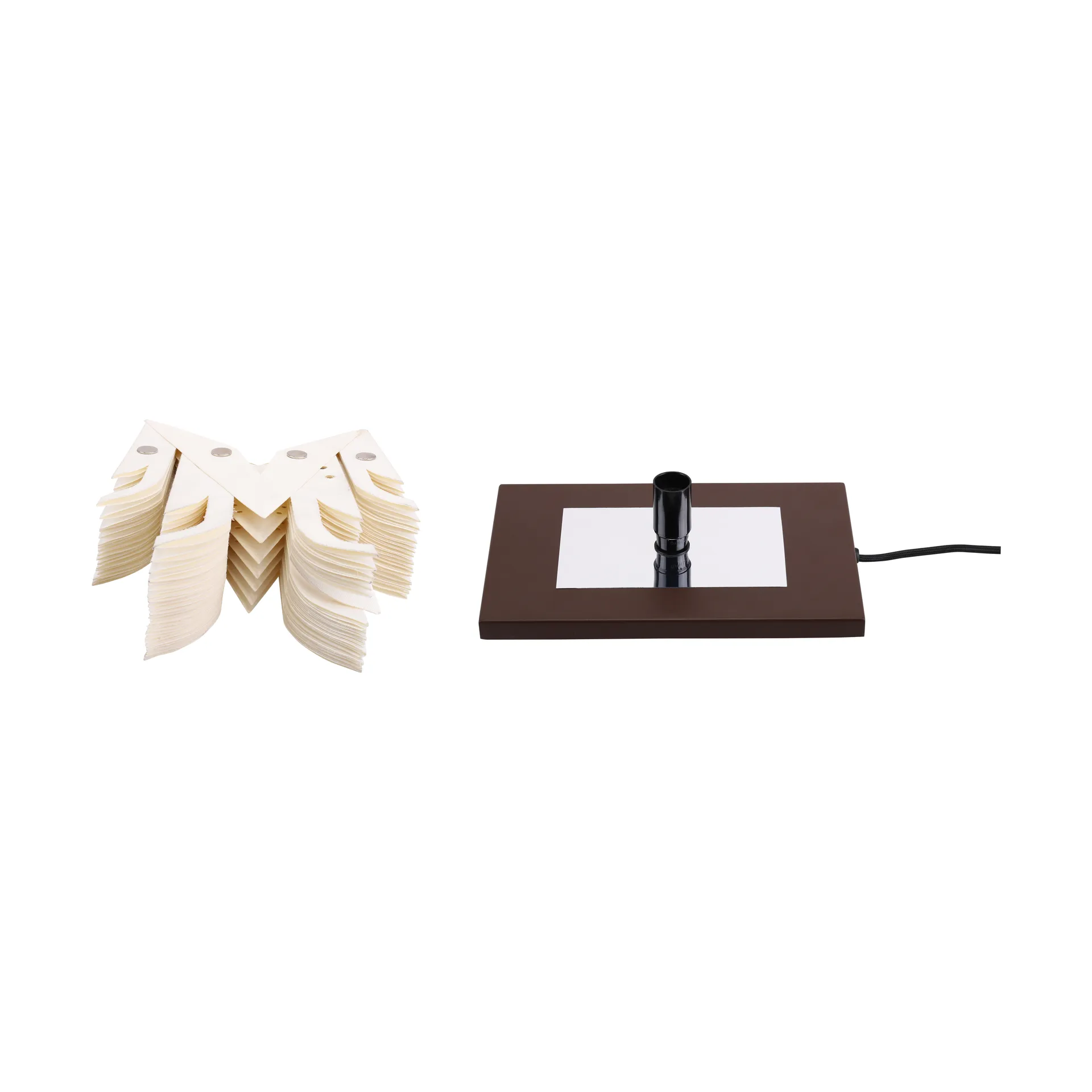 Mazza Clara stella da tavolo, White-coffee Watt & Veke