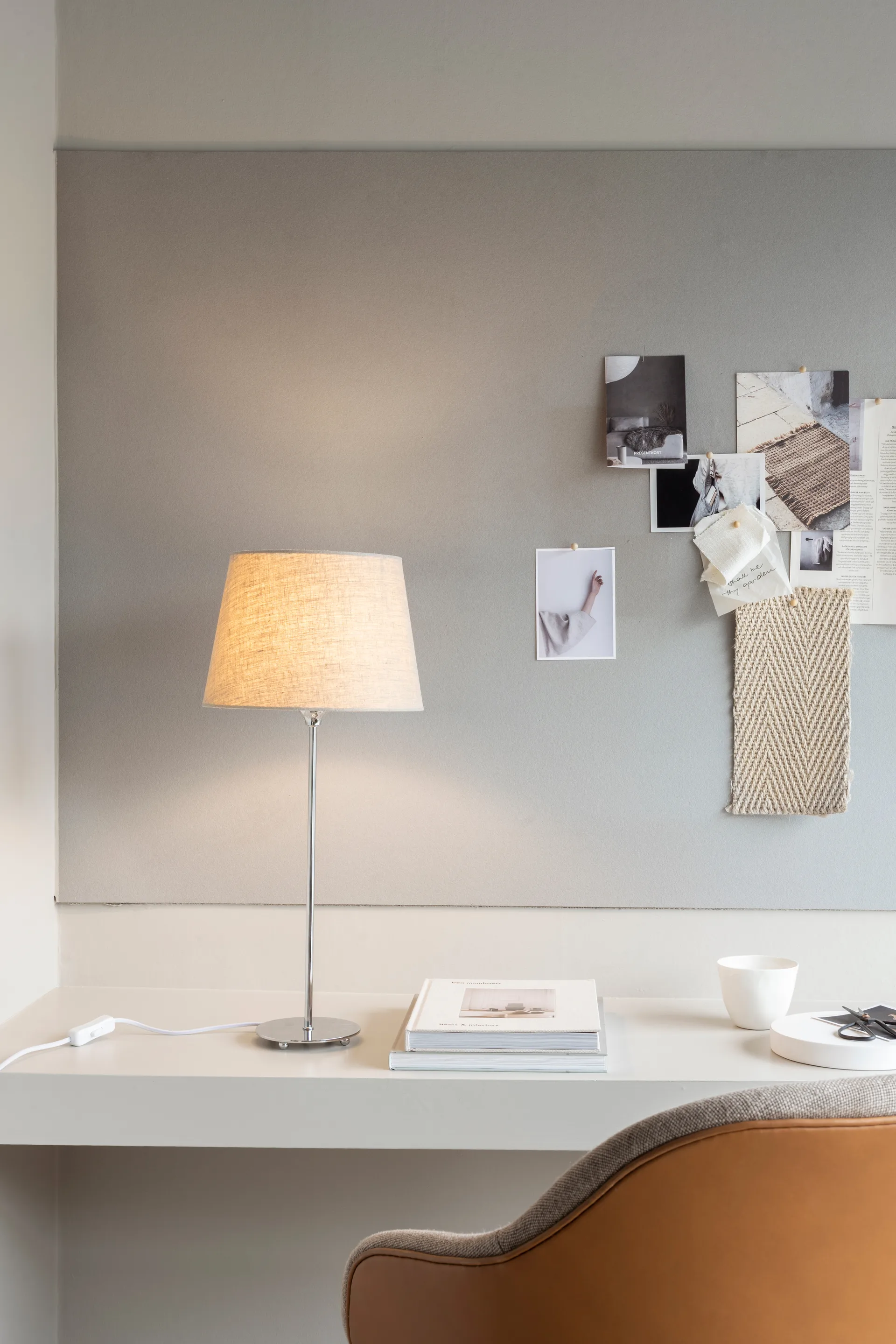 Paralume Basic straight Ø26 cm, Natural Watt & Veke