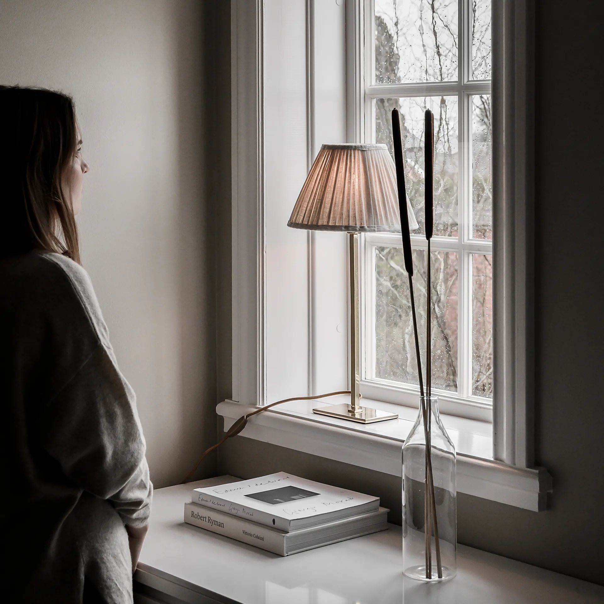 Paralume Ella Ø 26 cm, naturale Watt & Veke