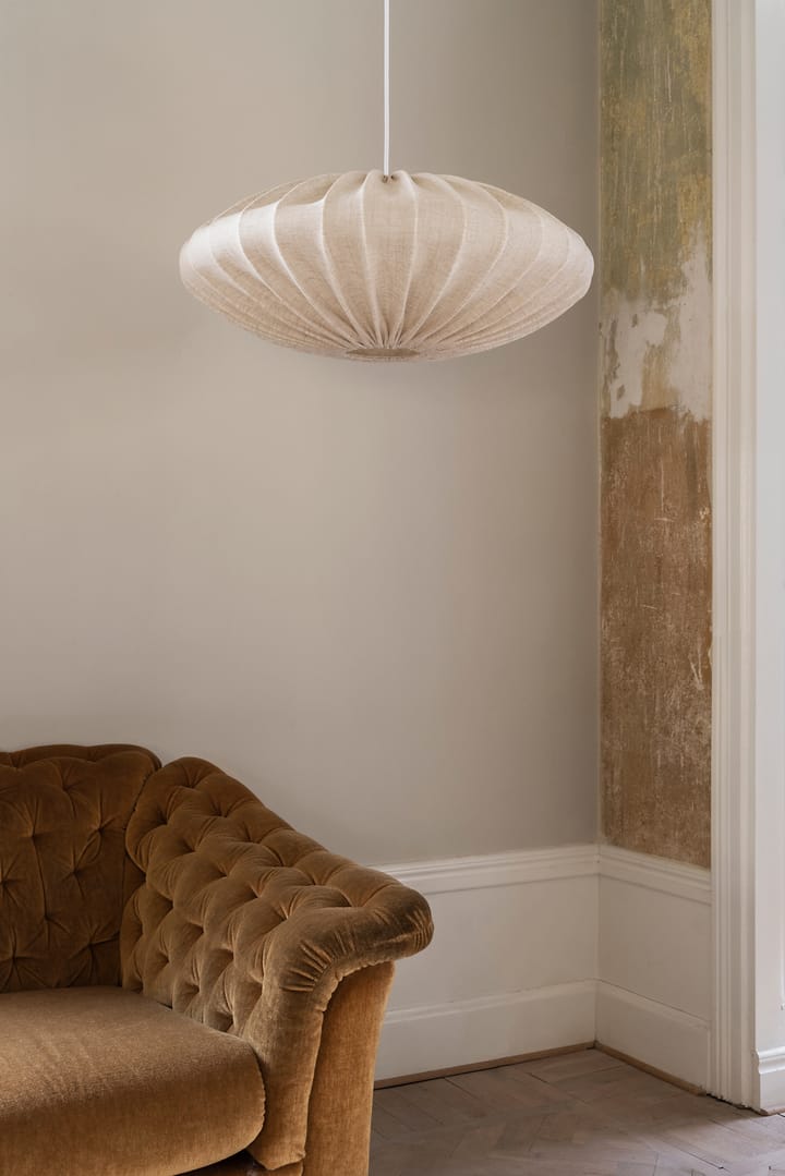 Paralume Ellipse 65 cm lino, Colore naturale Watt & Veke