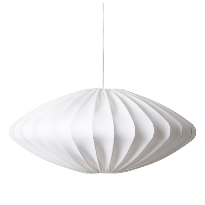 Paralume Ellipse da 80 cm in cotone - Bianco - Watt & Veke