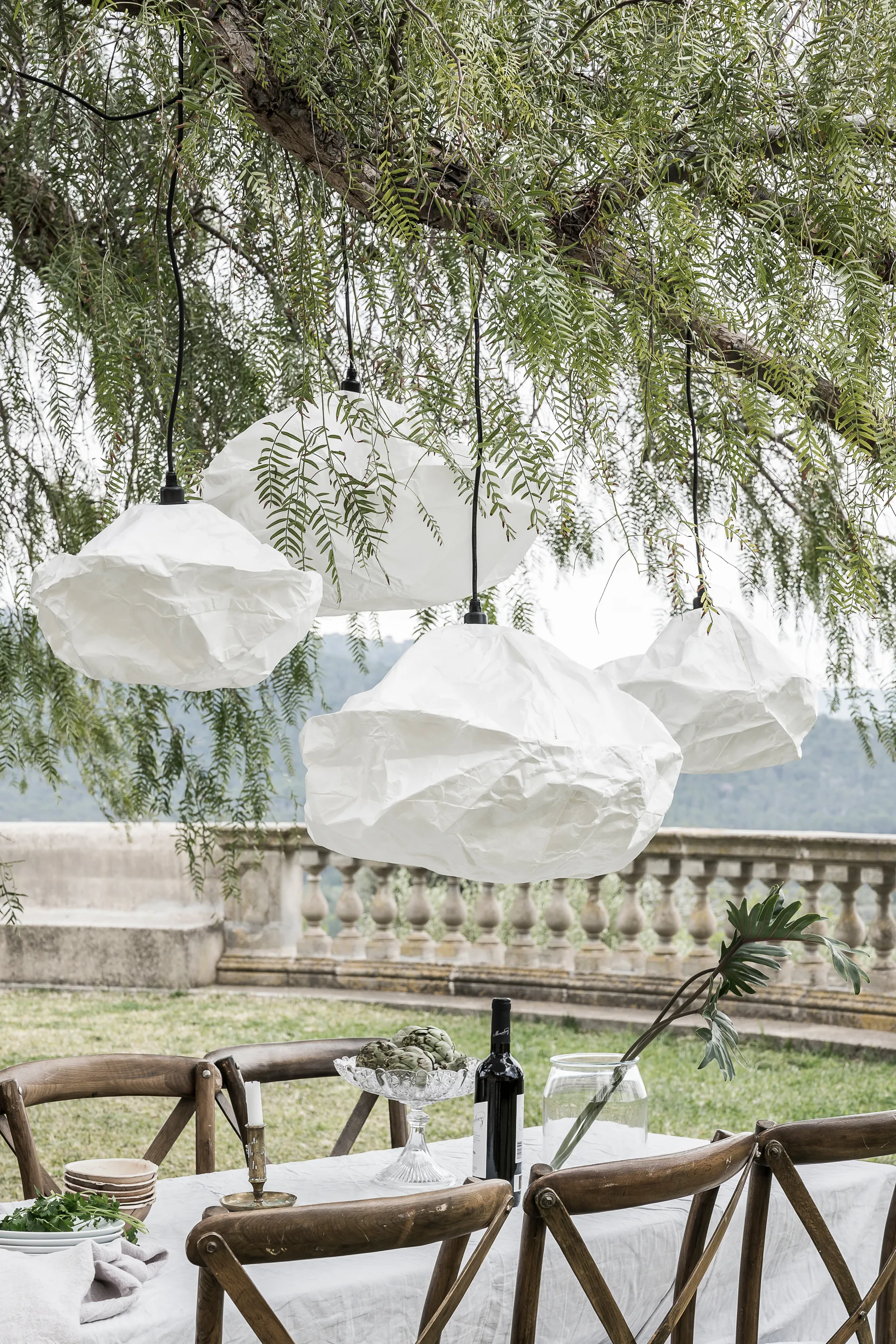 Paralume Sky Ø58 cm, Bianco
 Watt & Veke