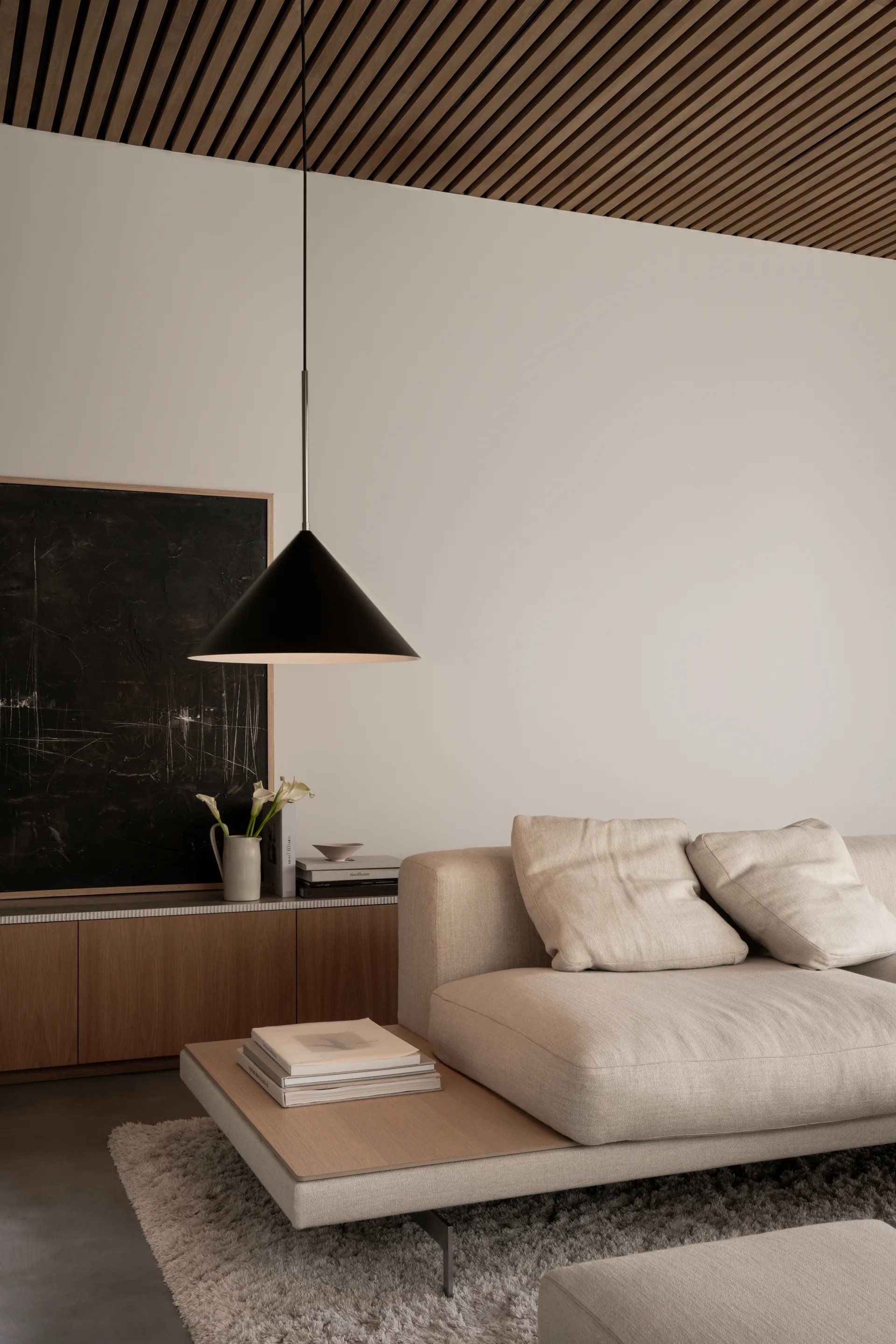 Pendente Kuro, Nero, Ø45x25 cm Watt & Veke