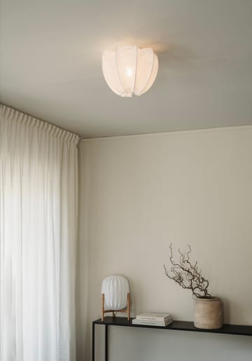 Plafoniera mini Anna Ø30 cm - Lino bianco - Watt & Veke