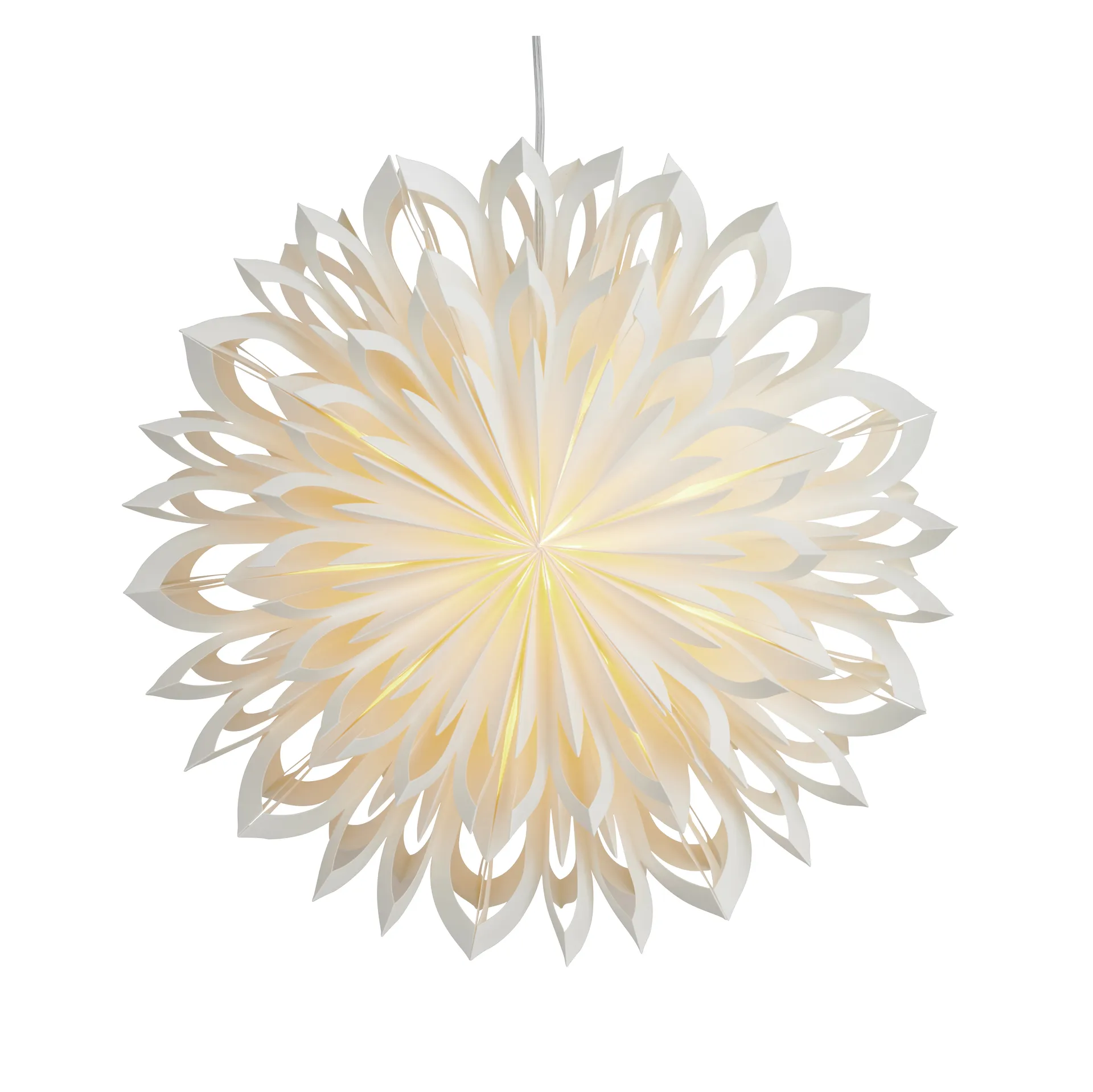 Stella dell'Avvento Clara Ø 50 cm, Bianco Watt & Veke