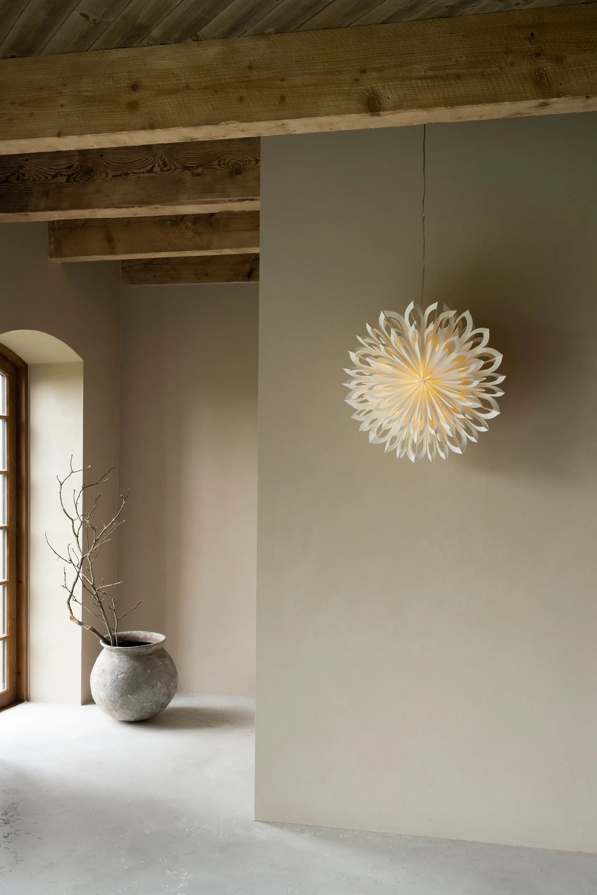 Stella dell'Avvento Clara Ø 50 cm, Bianco Watt & Veke