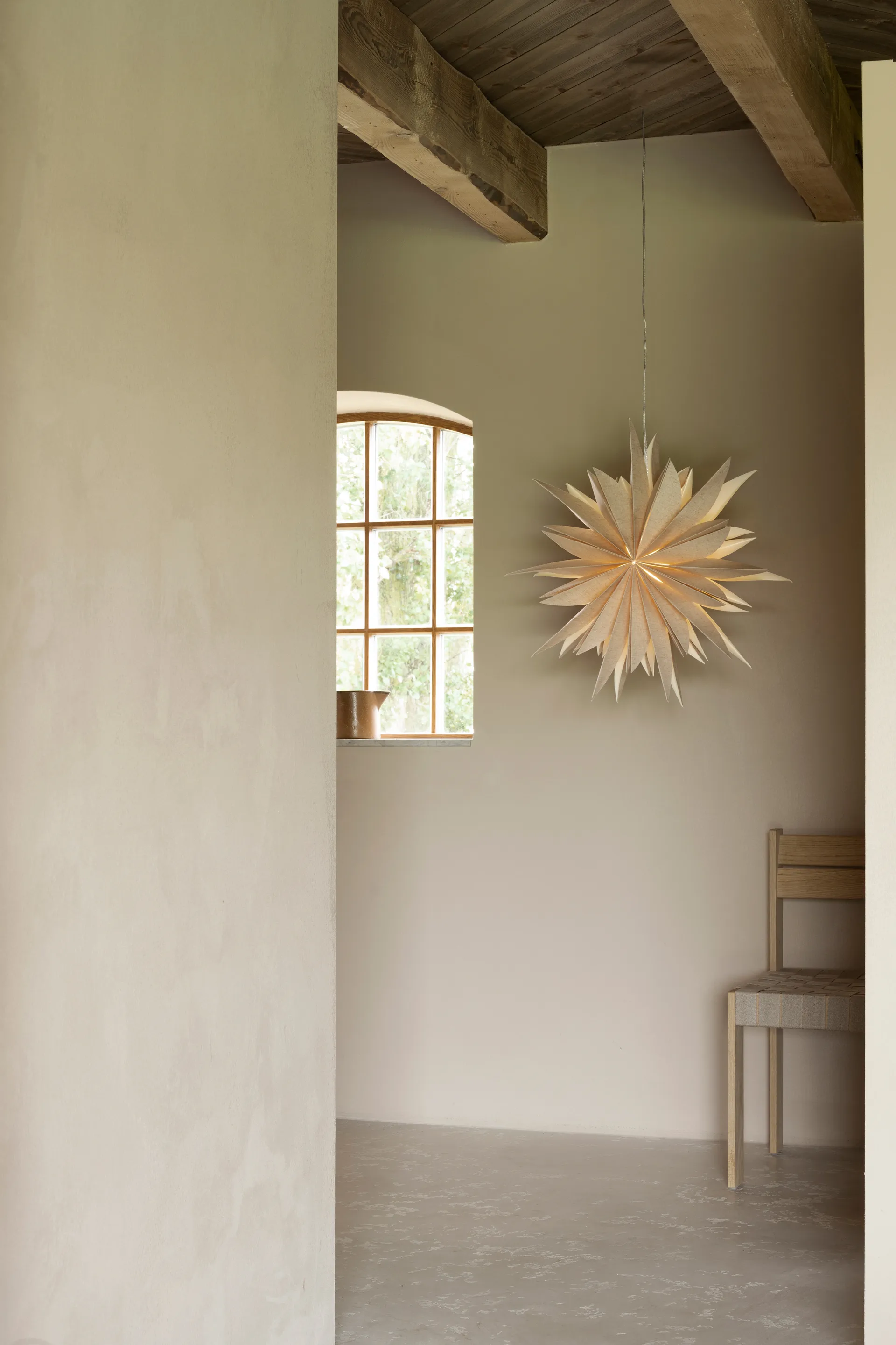 Stella dell'Avvento Fiona Ø 65 cm, Colore naturale Watt & Veke