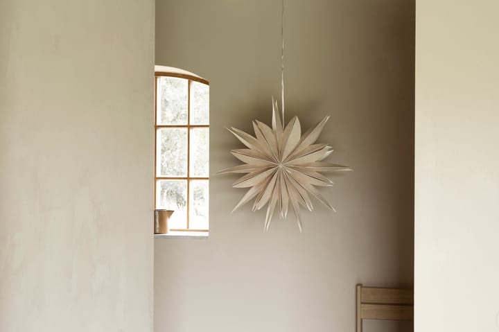 Stella dell'Avvento Fiona Ø 65 cm, Colore naturale Watt & Veke