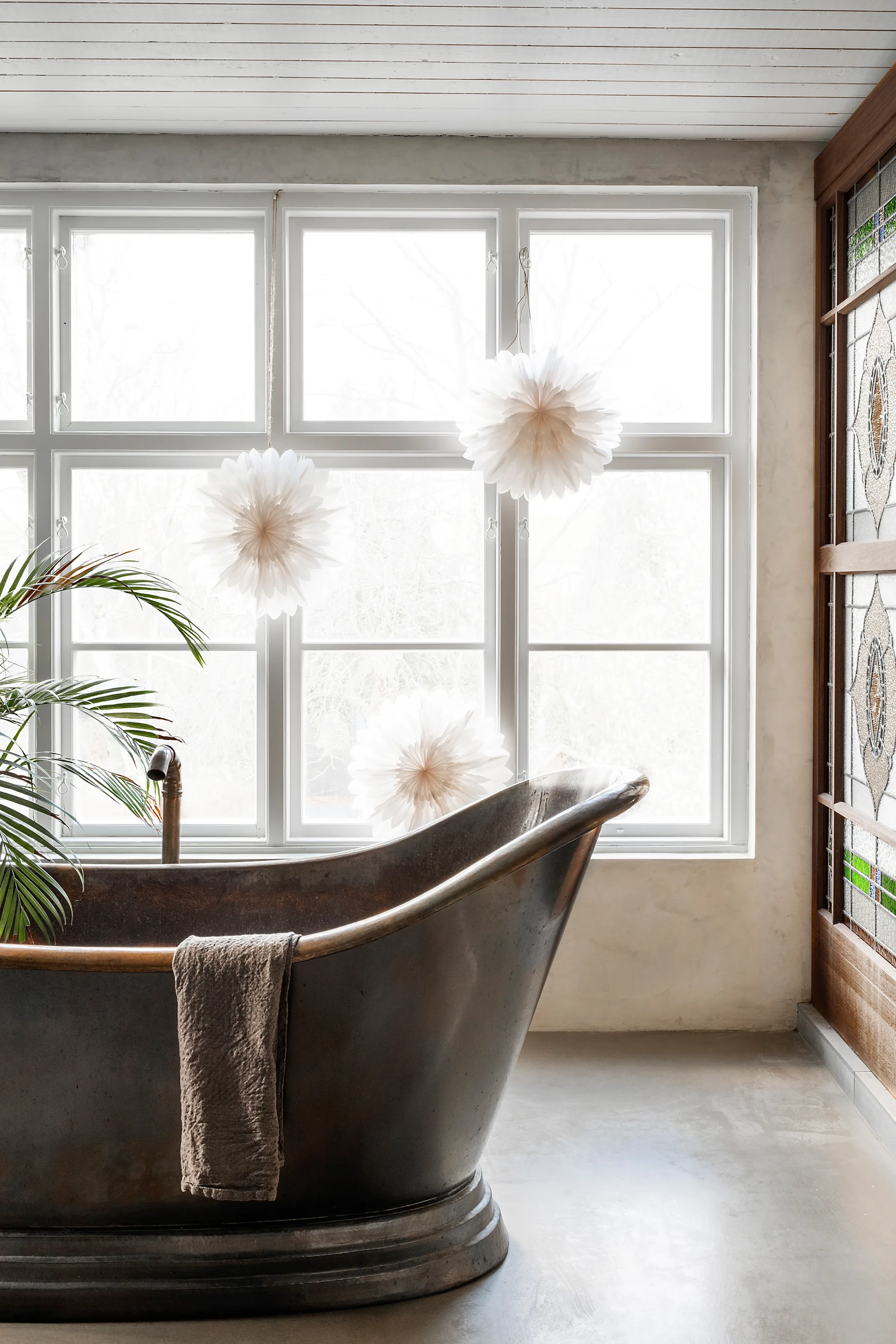 Stella dell'Avvento Lotus Ø 44 cm, Bianco Watt & Veke