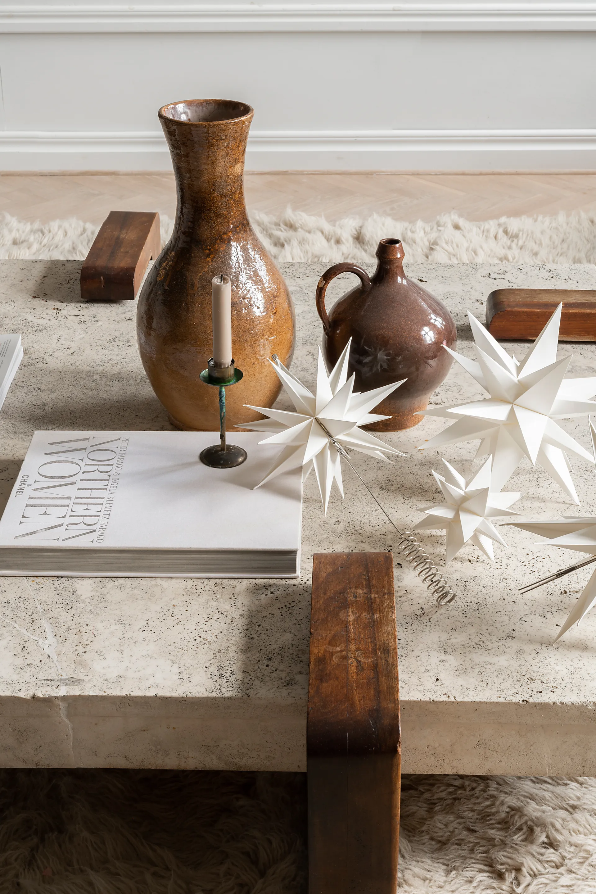 Stella dell'Avvento Sputnik Ø 15 cm, Bianco Watt & Veke