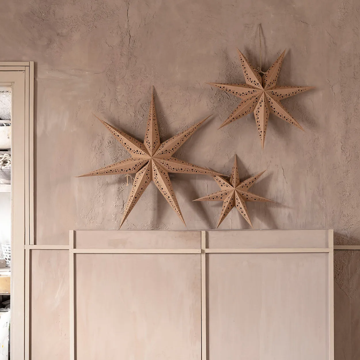 Stella dell'Avvento Vintergatan 44 cm, Colore naturale Watt & Veke