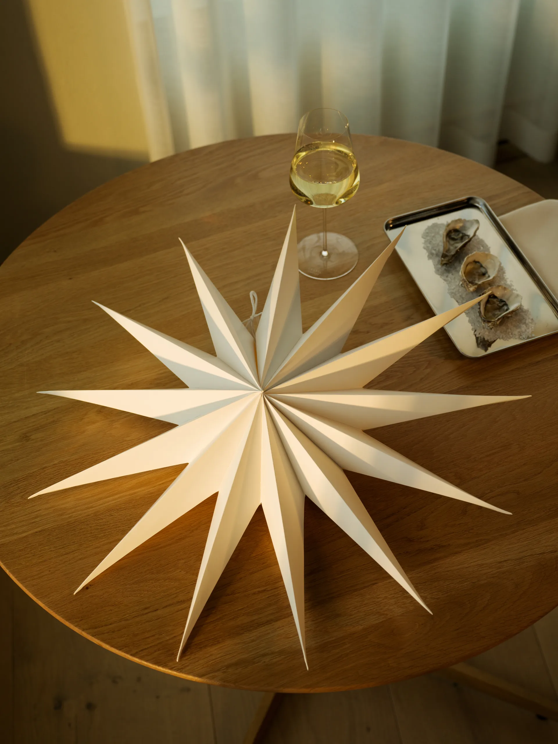 Stella dell’Avvento Vivi Ø60 cm, Bianco Watt & Veke