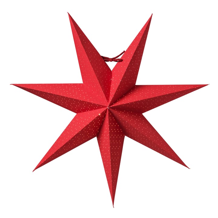 Stella di Natale sottile Aino, rossa - 44 cm - Watt & Veke