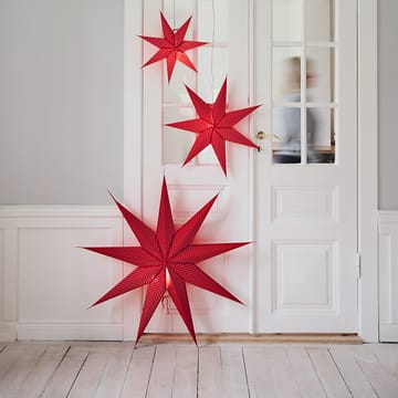 Stella di Natale sottile Aino, rossa - 44 cm - Watt & Veke