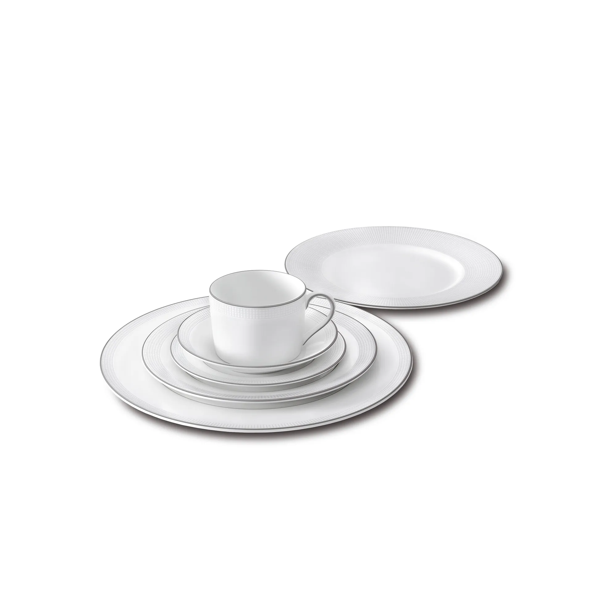 Piattino espresso Vera Wang Blanc Sur Blanc , Ø 12,5 cm
​ Wedgwood