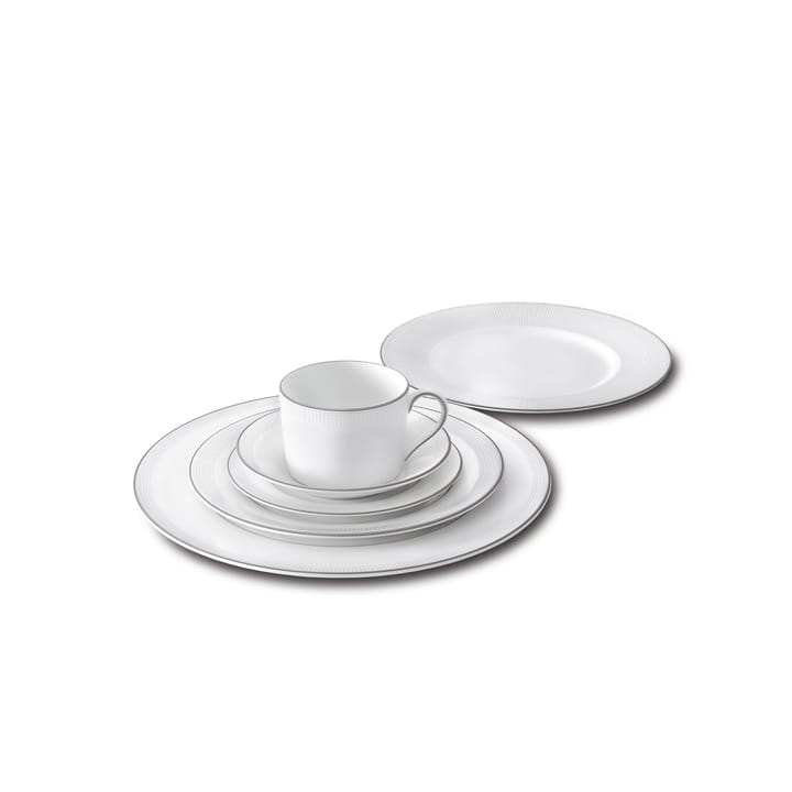 Piattino espresso Vera Wang Blanc Sur Blanc  - Ø 12,5 cm
​ - Wedgwood