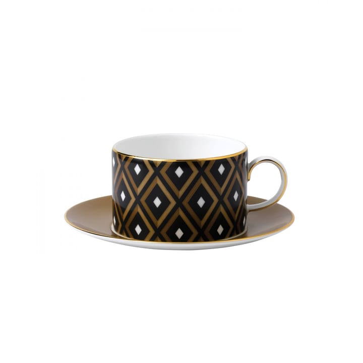 Tazza da tè Arris con piattino - geometric - Wedgwood