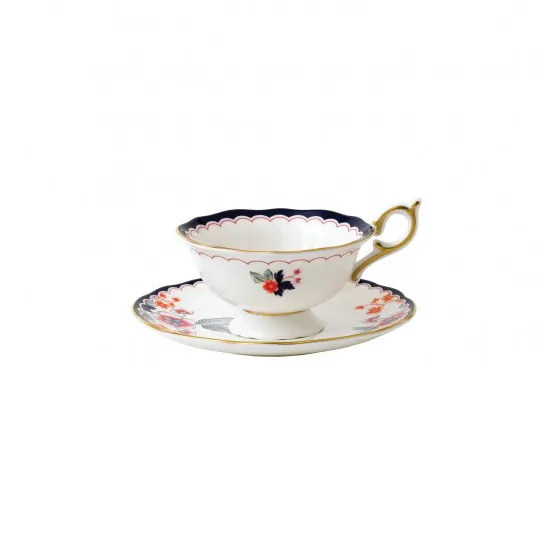 Tazza da tè piccola con piattino Wonderlust, jasmine bloom Wedgwood