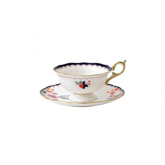 Tazza da tè piccola con piattino Wonderlust - jasmine bloom - Wedgwood