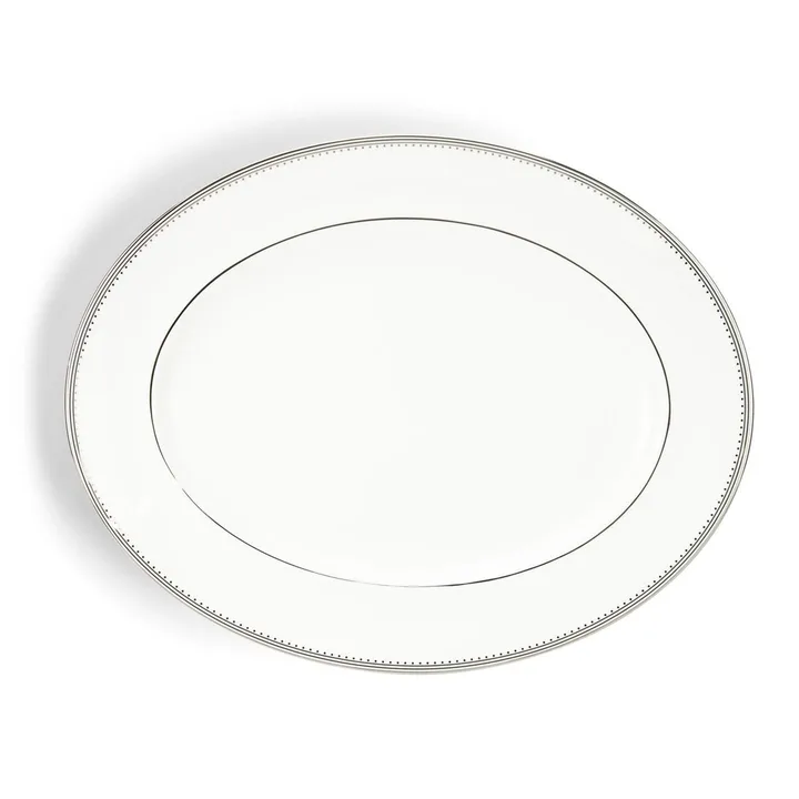 Vera Wang Grosgrain piatto ovale - White - Wedgwood