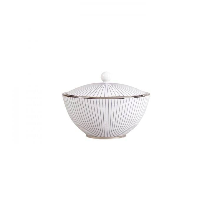 Zuccheriera con coperchio Pinstripe - bianco - Wedgwood